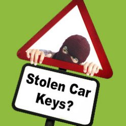 Stolen auto car key replacement